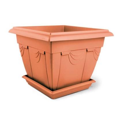 Imagem de 3X Floreira Romano Sem Prato 01 Cor Cerâmica (6,3L)NUTRIPLAN