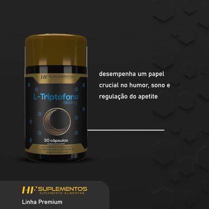 Imagem de 3x L-TRIPTOFANO COM MARACUJA 860MG 30CAPS HF SUPLEMENTOS