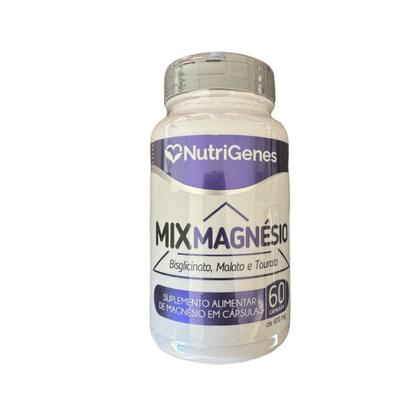 Imagem de 3x Mix Magnésio  Bisglicinato, Malato e Taurato  Nutrigenes
