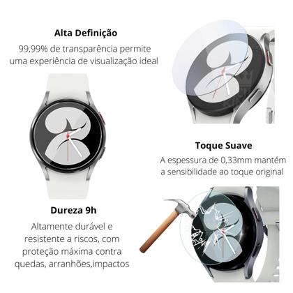 Imagem de 3x Protetores Vidro HD Durável Para Galaxy Watch4 40mm