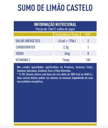 Imagem de 3x Sumo De Limão - Castelo - 500 Ml