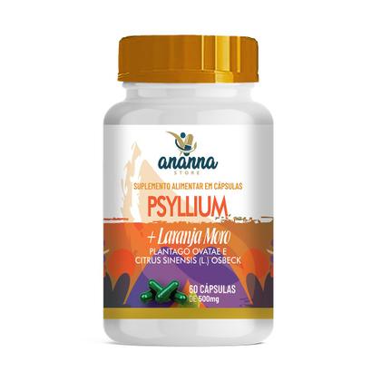Imagem de 3x Suplemento Psyllium c/ Laranja Moro 60 Caps 500mg
