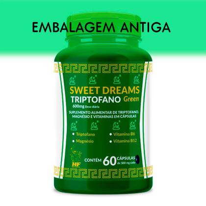 Imagem de 3x TRIPTOFANO SWEET DREAMS 650MG HF SUPLEMENTS 60CAPS