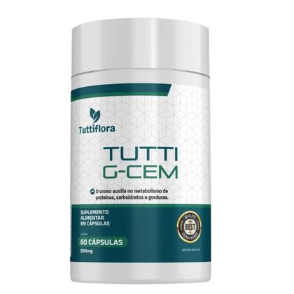 Imagem de 3X Tutti G-Cem (Café Verde, Semente de Uva, Inositol, Chia e Cromo) 60 Cápsulas Tuttiflora