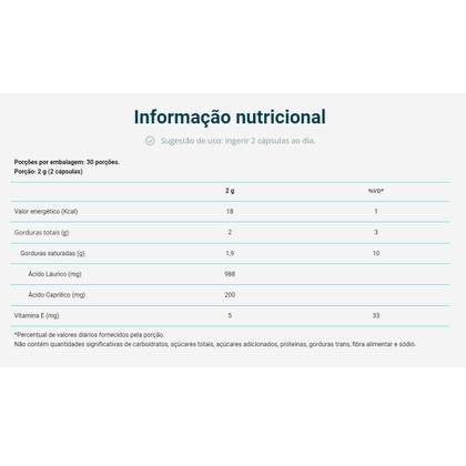 Imagem de 3x Vital Inib-F Vitamina E Óleo de Coco 60 Cápsulas