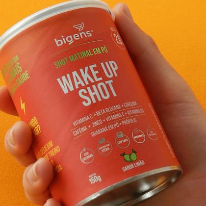 Imagem de 3x Wake Up Shot Matinal Bigens Limão 150g