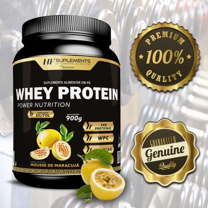 Imagem de 3x WHEY PROTEIN POWER NUTRITION MOUSSE DE MARACUJA 900G