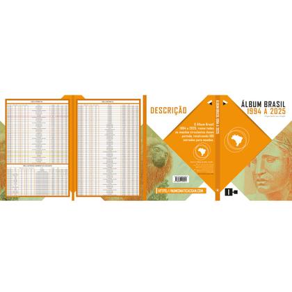 Imagem de 4 álbuns para colecionar moedas 1994 a 2025 família real com entradas para moedas comemorativas