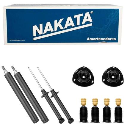 Imagem de 4 Amortecedor Volkswagen Gol G2 95 a 97 Dianteiro Traseiro Nakata e Kit