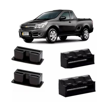 Imagem de 4 Batentes Esquerda Direita Coxim Da Tampa Traseira Chevrolet Montana 11 12 13 14 15 16 17 18 19 20