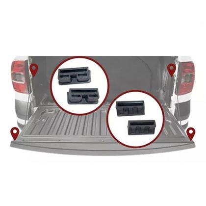 Imagem de 4 Batentes Esquerda Direita Coxim Da Tampa Traseira Chevrolet Montana 11 12 13 14 15 16 17 18 19 20