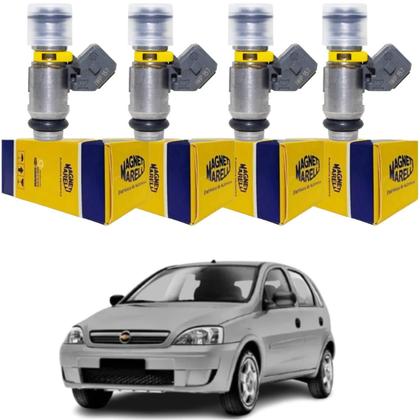 Imagem de 4 Bico Injetores Palio Strada Doblo Corsa 2003 A 2020 Iwp157