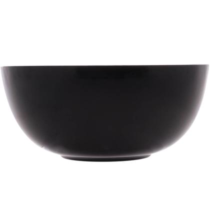 Imagem de 4 Bowls de Vidro Opalino 1,8L Diwali Black Lyor 21cm Tigela Saladeira Cumbuca