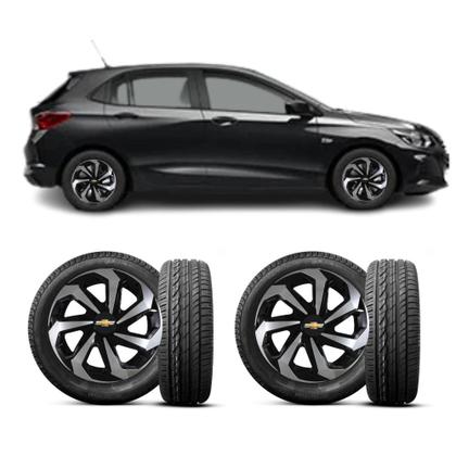 Imagem de 4 Calota Esportiva Spider Aro 15 Onix 2013 a 2017