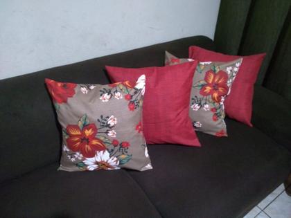 4 Capas Almofadas Lindas Decorativas Sala Sofá C/ Ziper - Nena Enxovais Imagem de 4 Capas Almofadas Lindas Decorativas Sala Sofá C/ Ziper