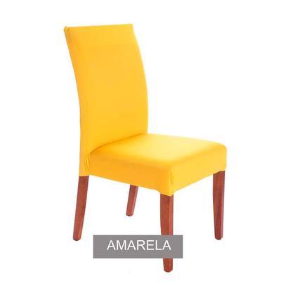 Imagem de 4 Capas Lisa Pra Cadeira De Jantar 60 X 50 Com Elástico