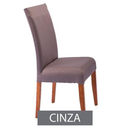 Imagem de 4 Capas Lisa Pra Cadeira De Jantar 60 X 50 Com Elástico