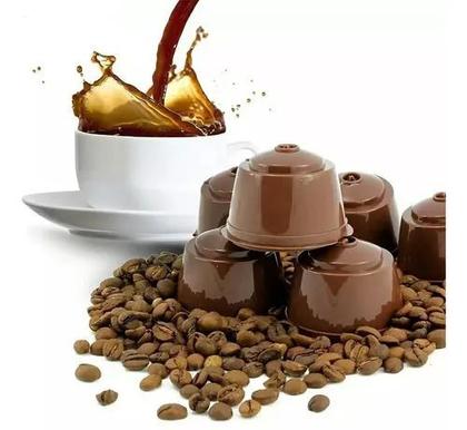 Imagem de 4 Cápsulas Dolce Gusto Reutilizáveis Recarregáveis *