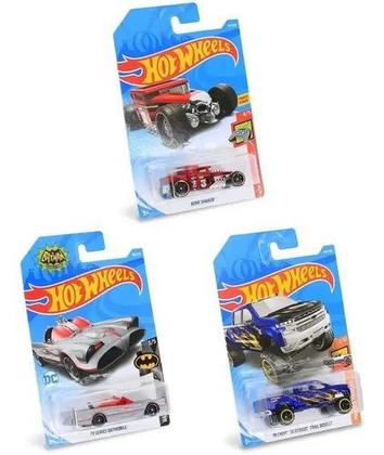 Imagem de 4 Carrinhos Hot Wheels Sortido 1/64 Mattel C4982 (4 Unidade)