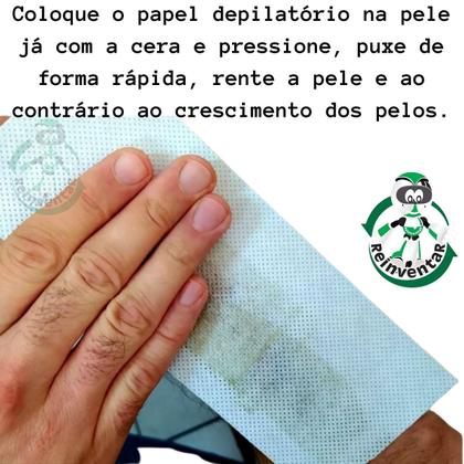Imagem de 4 Cera Depilatória Roll-on Mel Depile Plus140g Hidrossolúvel