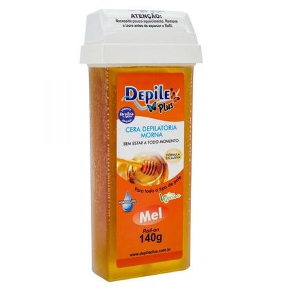 Imagem de 4 Cera Depilatória Roll-on Mel Depile Plus140g Hidrossolúvel