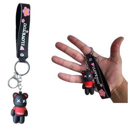 Imagem de 4 Chaveiros Criativo Divertido Para Chaves De Bichinhos Urso