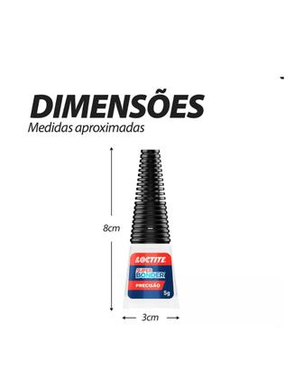 Imagem de 4 Colas Super Bonder Loctite Original Instantânea Multiuso