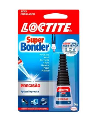 Imagem de 4 Colas Super Bonder Loctite Original Instantânea Multiuso