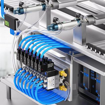 Imagem de 4 Conexão Emenda União Engate Rápido Pneumática Tubo 6mm