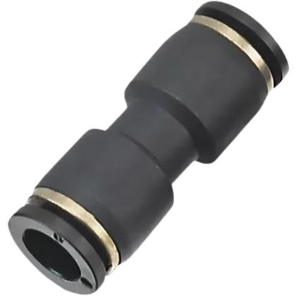 Imagem de 4 Conexão Emenda União Engate Rápido Pneumática Tubo 6mm