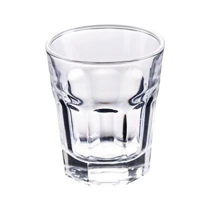 Imagem de 4 Copos De Vidro Shot 42Ml Cachaça Pinga Licor Tequila Bar