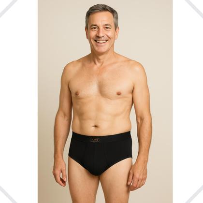 Imagem de 4 Cuecas Click Tradicional Adulto Com Abertura Helanca 120