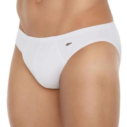 Imagem de 4 Cuecas Tradicional Básica Modelo Slip Light Zorba Em Cotton Algodão