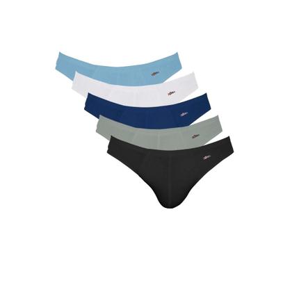 Imagem de 4 Cuecas Tradicional Básica Modelo Slip Light Zorba Em Cotton Algodão