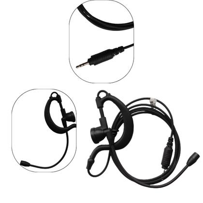Imagem de 4 fones de ouvido função vox para rádio comunicador intelbras
