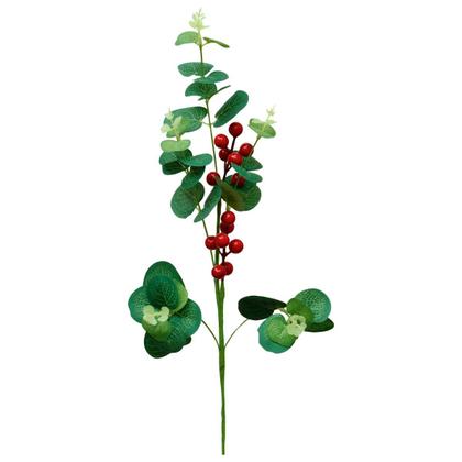 Imagem de 4 Galho Pick Folhagem Berries Arvore De Natal Guirlanda 54Cm