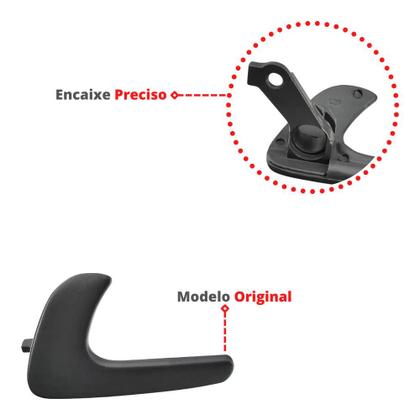 Imagem de 4 Gatilho Interno Puxador Alavanca Da Maçaneta Gol 99 A 05