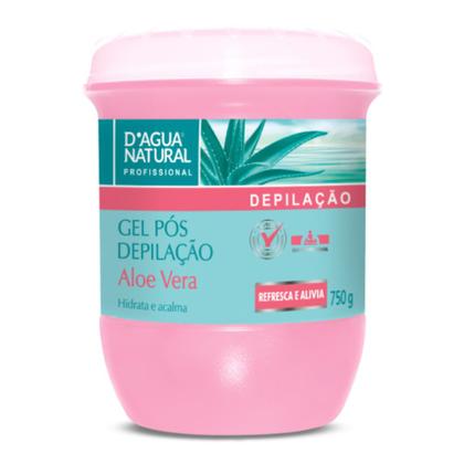 Imagem de 4 Gel Calmante Hidratante Pós Depilação 750G D'agua natural