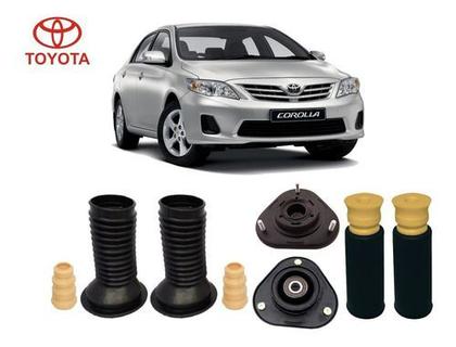 Imagem de 4 Kit Coxim Amortecedor Dianteiro Traseiro Corolla 2011 2012 2013