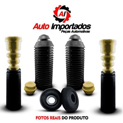 Imagem de 4 Kit Coxim Suporte Batedor Batente Reparo Dianteiro Traseiro Volkswagen Golf 1999 2000 2001 2002 2003 2004 2005 2006