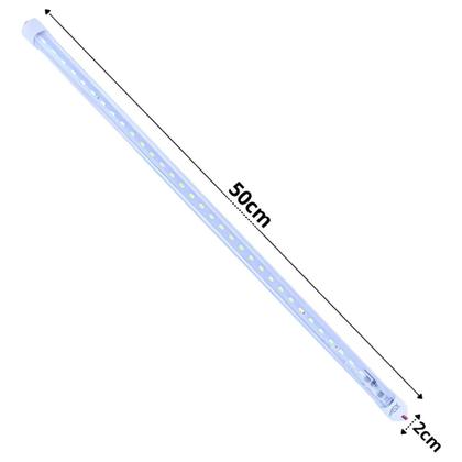 Imagem de 4 Luminária Barra Led Bi-volt Asx 50cm Universal Com Botão