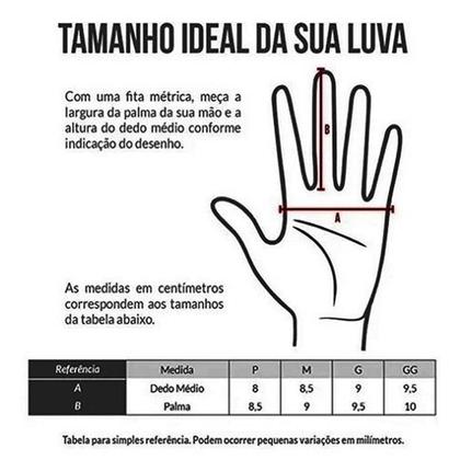 Imagem de 4 Luva Resistente Confortavel Ambidestra C100u Preta G