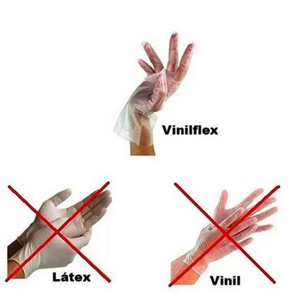 Imagem de 4 Luva Resistente Confortavel Ambidestra C100u Preta G