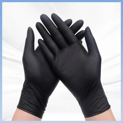 Imagem de 4 Luva Resistente Confortavel Ambidestra C100u Preta G