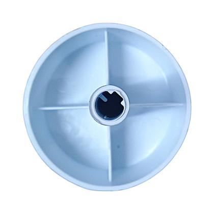 Imagem de 4 Manípulo Botão Fogão Mueller Fratello Vetro Branco Orignal