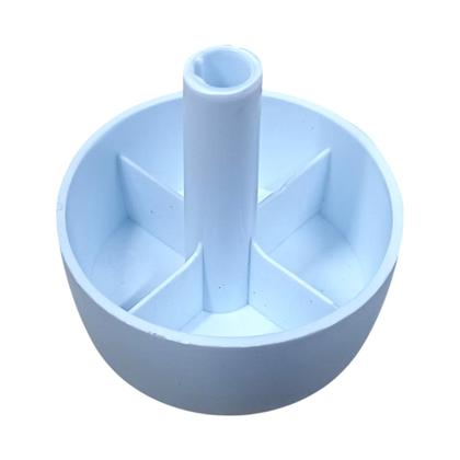 Imagem de 4 Manípulo Botão Fogão Mueller Fratello Vetro Branco Orignal