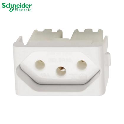 Imagem de 4 Módulo de Tomada PB Schneider Linha Decor 2PT 250V 20A PRM04731