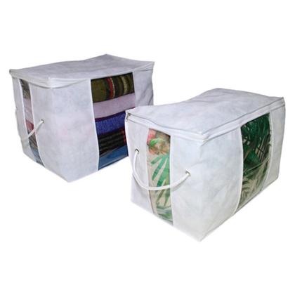Imagem de 4 Organizadores Tnt Reforçado C/ Visor G - 40x50x40cm