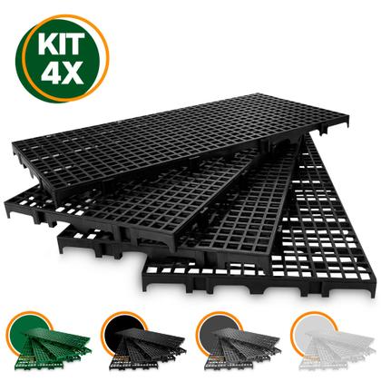 Imagem de 4 Paletes Estrado Plástico 2,5x25x50cm