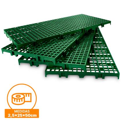 Imagem de 4 Paletes Estrado Plástico 2,5x25x50cm